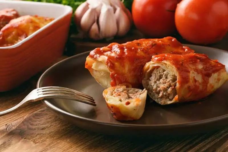 Голубцы с мясом и рисом